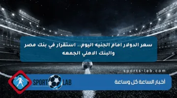 سعر الدولار أمام الجنيه اليوم.. استقرار في بنك مصر والبنك الأهلي الجمعة